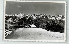 3963 Montana 1947 Winter Hüttenstempel Cabane des Violettes