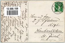 3110 Münsingen 1912 Foto AK Ort handschriftlich Doktorhaus