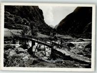 6676 Bignasco 1957 Foto AK VBal Bavona