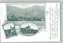 3652 Hilterfingen 1901 Gebrauchsspuren Schloss Hünegg Kirche