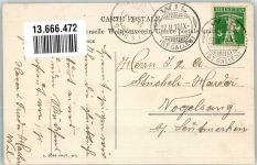 9500 Wil SG 1910 Foto AK Gasthaus Dufour Kegelbahn