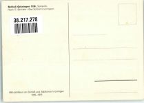 8627 Grüningen 1938 Foto AK Schloss Grüningen nach sign. Strickler, G. 900 Jahrfeier