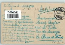 2416 Les Brenets 1914 - Frontière Franco-Suisse