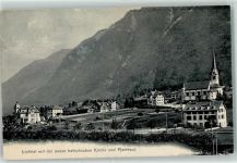 8783 Linthal 1909 - Kath. Kirche Pfarrhaus