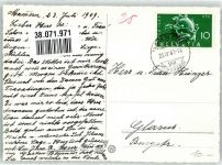 8265 Mammern 1949 Foto AK Hotel Kuranstalt