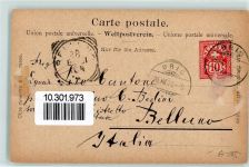 1901 Gebrauchsspuren Walliser Trachtenpaar