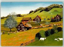 9642 Ebnat-Kappel Künstlerkarte sig. Susanna Kuratli