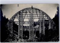 9064 Hundwil 1924 - Baustelle Lehrgerüst Hundwilertobel-Brücke