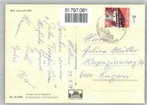 8215 Hallau - Dorfpartie Kriegerdenkmal