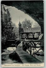 3800 Sundlauenen - Eingang zu den Beatushöhlen Blick nach Aussen