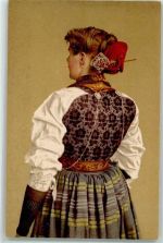 6370 Stans - Tracht Unterwaldnermädchen