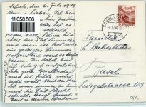 7552 Vulpera - Strandbad Blick auf Schuls