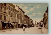 1110 Morges 1918 - La Grand Rue AK