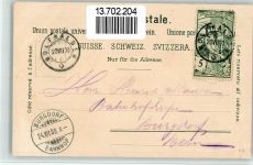 9427 Wolfhalden 1900 BOAKC Lithographie Pension Blatter Lindenberg Gasthaus Zum Adler Neugasse Verlag Künzli Nr 1527