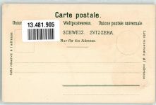 9450 Altstätten SG Gebrauchsspuren Appenzellerin Tracht Dörig Gasthaus Hohenkasten Schwendi Lithographie