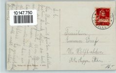 7320 Sargans - Ortsansicht mit Falknis