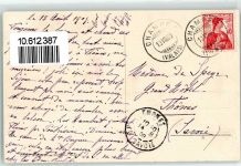 Champex 1909 - Ruderboot auf dem See Grand Combin