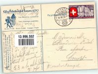 6000 Luzern Lucerne 1939 Sonderstempel Der Veteran Weltmeisterschaften