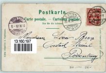 8000 Zürich 1899 Lithographie Escherdenkmal mit Bahnhof