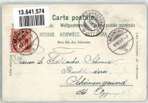 8820 Wädenswil 1897 Lithographie raddampfer Wädenswil Gasthaus Engel