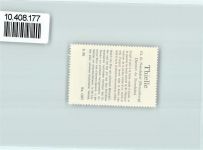 2075 Thielle - Vignette Wappen Kaffee Hag ca 1920-1940 Hl. Theodul Bischofsstab Schwert