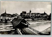5620 Bremgarten AG Foto AK gedeckte Brücke
