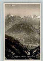 3900 Brig - Route du Simplon Vue sur Brigue