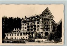 7514 Sils/Segl Maria 1935 Foto AK Hotel Barblan AK