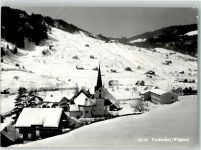 8857 Vorderthal Wägital - Winter Kirche