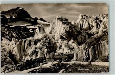 Rhonegletscher Gebrauchsspuren 2 Cabriolets auf der Furkastrasse