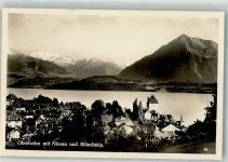 3653 Oberhofen am Thunersee 1932 Foto AK