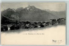 1885 Chesières 1903 Gebrauchsspuren Dent du Midi