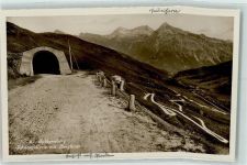 7435 Splügen - Splügenberg Schneegallerie mit Berghaus