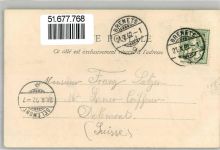 2416 Les Brenets 1902 Lithographie Boote Hotel