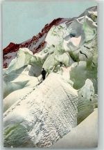 Mönch BE - Bergsteiger vom Eismeer zum unteren Mönchsjoch