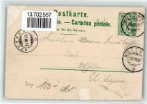 6207 Nottwil 1905 BOAKC Lithographie Handlung Arnold z. Krone Pfarrhof Kirche Post Schulhaus Gebrauchsspuren, bitte Scan genau beachten!