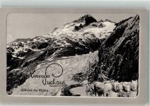 3999 Oberwald Foto AK Postkutsche Glacier du Rhone Werbung Suchard