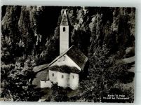 7450 Tiefencastel 1958 Foto AK Kirche St. Peter Müstail