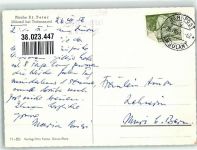 7450 Tiefencastel 1958 Foto AK Kirche St. Peter Müstail