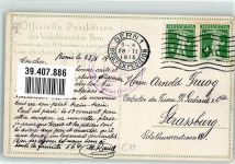 3000 Bern Berne 1915 - Weltpostverein Denkmal