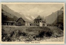 3714 Frutigen Foto AK Neuer Bahnhof
