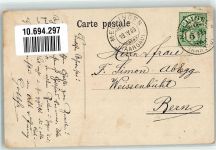 5507 Mellingen 1905 Winter Uniform Pusmeda Ort lt. Stempel