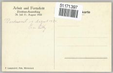 8820 Wädenswil - Zürichsee-Ausstellung Arbeit und Fortschritt 1930