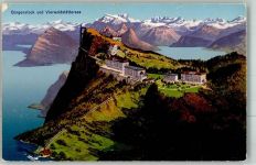 6362 Stansstad Foto AK Hotel Bergbahn Bürgenstock Vierwaldstättersee