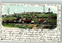 1680 Romont FR 1900 Gebrauchsspuren Bahnpost Strecke 5 Zug 27