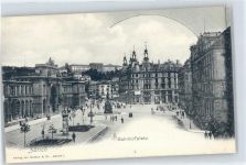 8000 Zürich - Bahnhofplatz, Bahnhof, Polytechnikum, Litfaßsäule