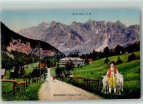 9651 Rietbad - Säntis Junge in Tracht mit Kälber