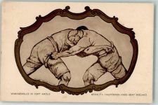 6780 Airolo Gebrauchsspuren Wandgemälde sign. Hauptmann H.B. Wieland Fort Airolo Verlosung Spende 1919