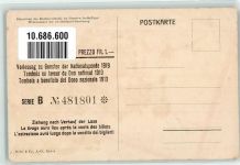 6780 Airolo Gebrauchsspuren Wandgemälde sign. Hauptmann H.B. Wieland Fort Airolo Verlosung Spende 1919