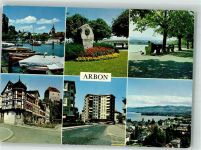 9320 Arbon 1974 Foto AK Denkmal Hafen